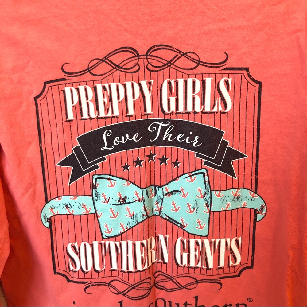 Simply Southern bow tie long sleeved t-shirt - Picture 5 of 6
